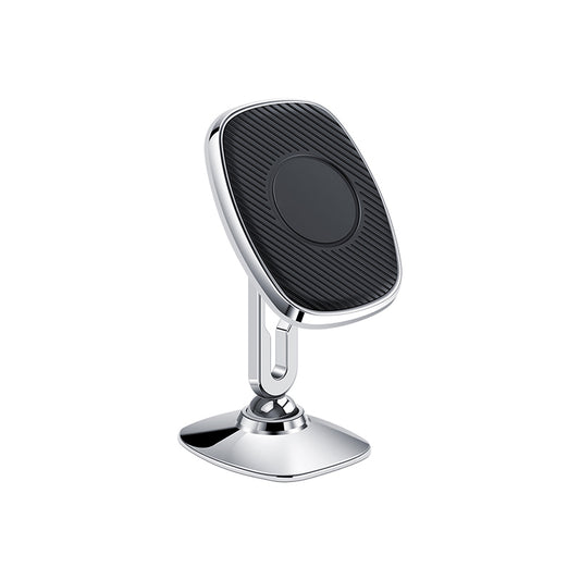 Wiwu CH024 360 Degree Rotating Magnetic Flat Floor Version Car Phone Holder Silver 