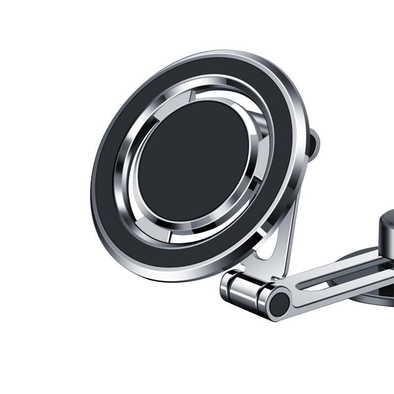 Wiwu CH025 360 Degree Rotating Magnetic Flat Floor Version Car Phone Holder Silver 