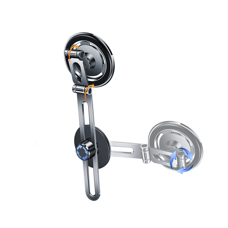 Wiwu CH025 360 Degree Rotating Magnetic Flat Floor Version Car Phone Holder Silver 