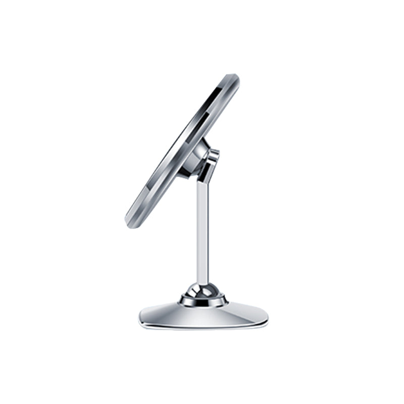 Wiwu CH027 360 Degree Rotating Magnetic Flat Floor Version Car Phone Holder Silver 
