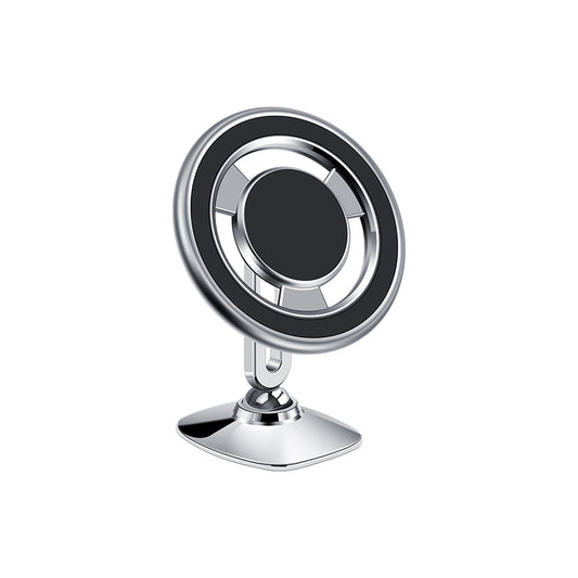 Wiwu CH027 360 Degree Rotating Magnetic Flat Floor Version Car Phone Holder Silver 