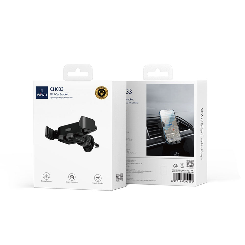 Wiwu CH033 Vent Design Car Phone Holder Black