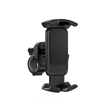 Wiwu CH037 Anti-Shake 360° Rotatable Adjustable Motorcycle and Bicycle Phone Holder Black 