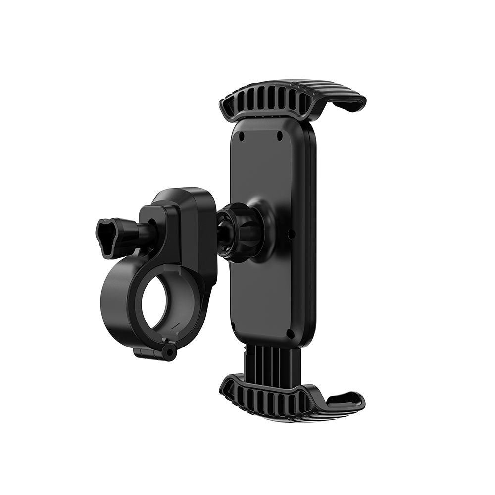 Wiwu CH037 Anti-Shake 360° Rotatable Adjustable Motorcycle and Bicycle Phone Holder Black 