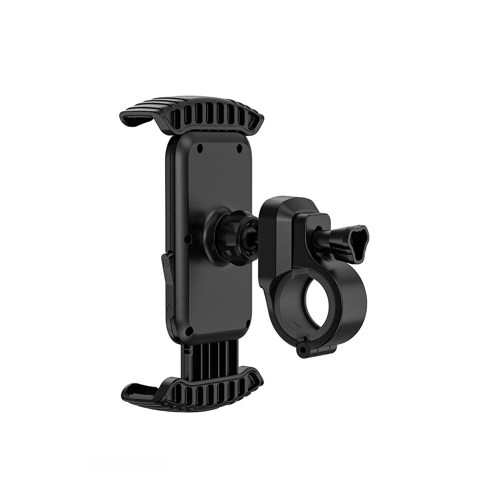 Wiwu CH037 Anti-Shake 360° Rotatable Adjustable Motorcycle and Bicycle Phone Holder Black 