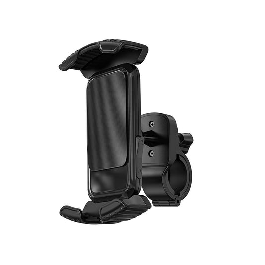 Wiwu CH037 Anti-Shake 360° Rotatable Adjustable Motorcycle and Bicycle Phone Holder Black 