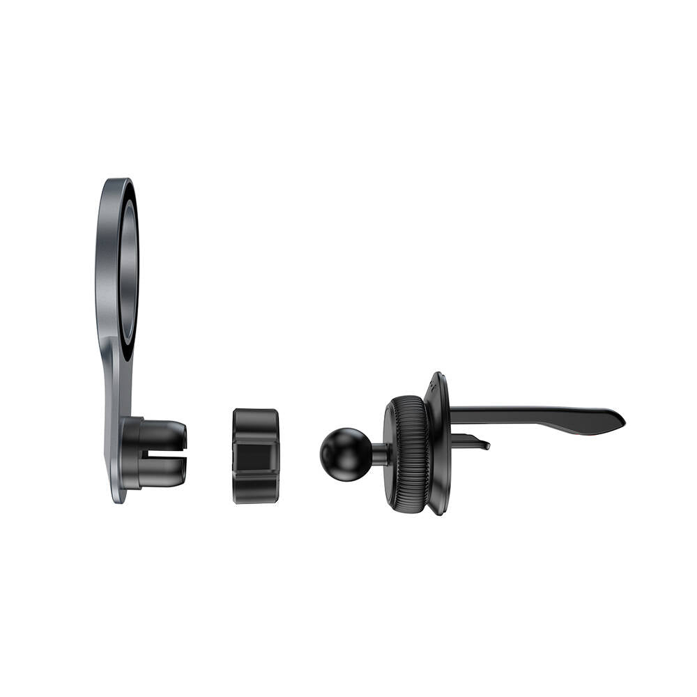 Wiwu CH50 360 Degree Rotating Ventilation Design Magnetic Car Phone Holder Black 