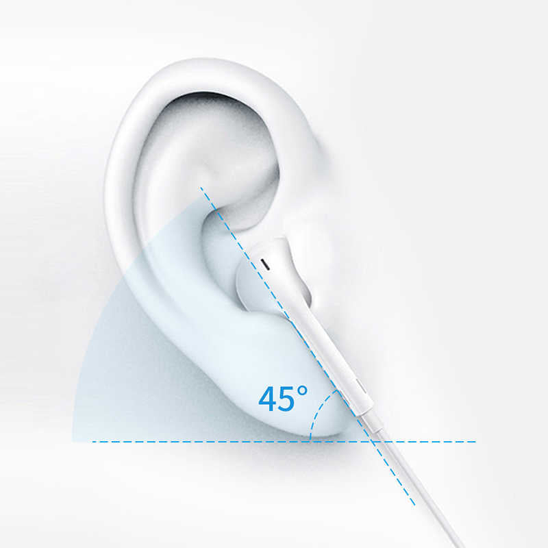 Wiwu Earbuds 303 Lightning Headphones White 