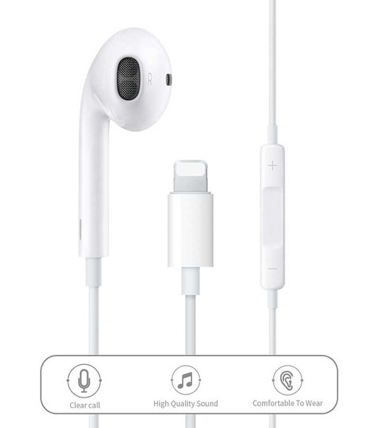 Wiwu Earbuds 303 Lightning Headphones White 