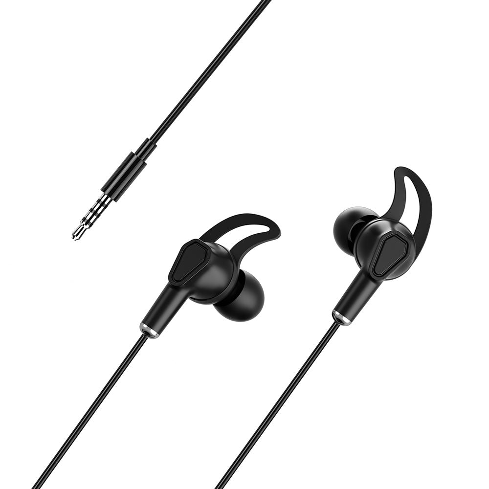 Wiwu EB309 Hi-Fi Sound Quality 3.5mm In-Ear Headphones Black 