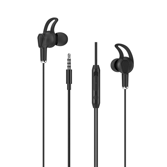 Wiwu EB309 Hi-Fi Sound Quality 3.5mm In-Ear Headphones Black 