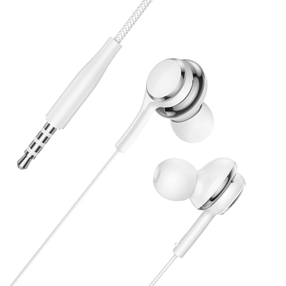 Wiwu EB310 Hi-Fi Sound Quality 3.5mm In-Ear Headphones White 