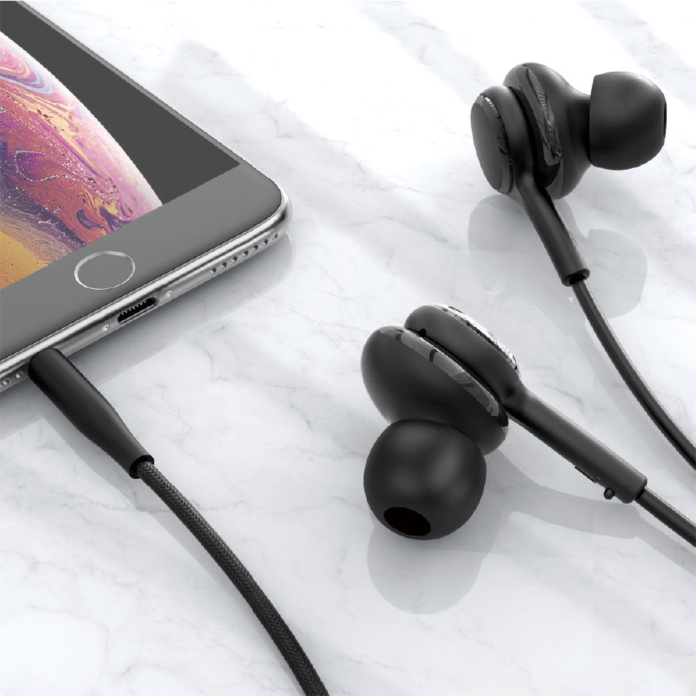 Wiwu EB310 Hi-Fi Sound Quality 3.5mm In-Ear Headphones White 