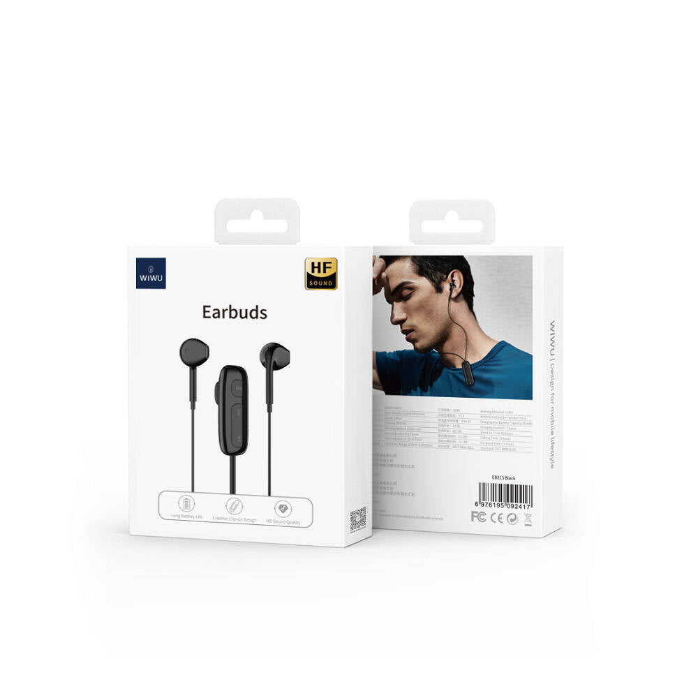 Wiwu EB313 Hi-Fi Sound Quality Wireless 5.3 In-Ear Bluetooth Headphones White 