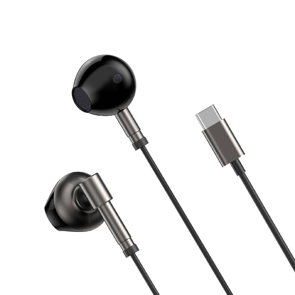 Wiwu EB316 Hi-Fi Sound Quality Type-C Earbud Headphones Black 