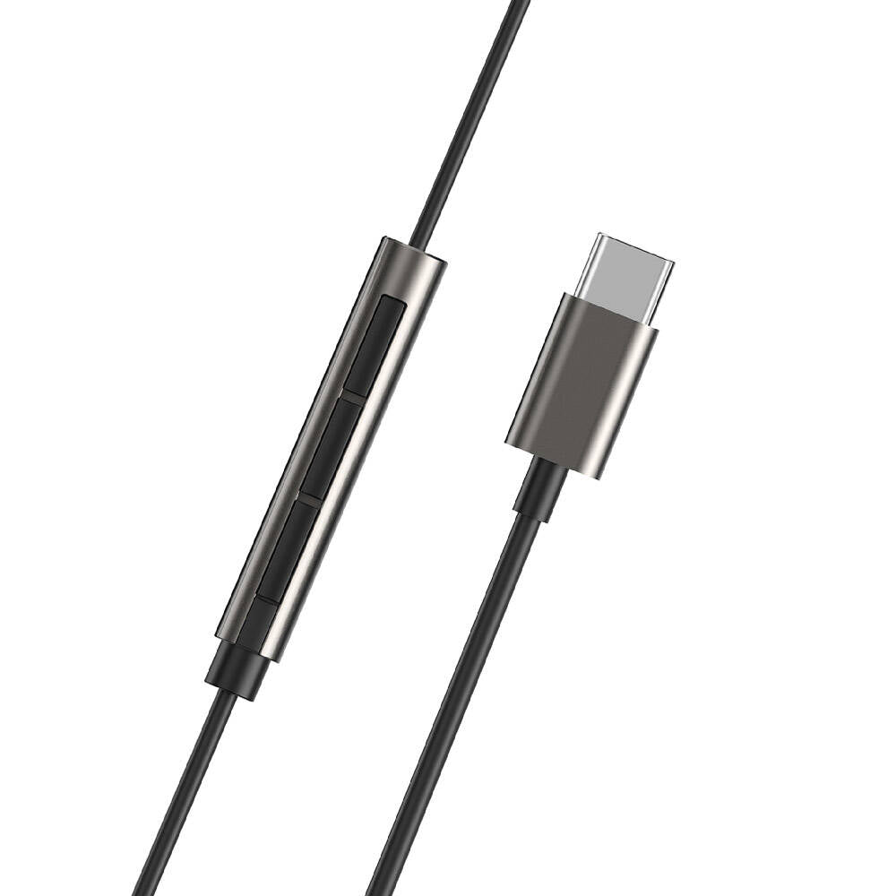 Wiwu EB316 Hi-Fi Sound Quality Type-C Earbud Headphones Black 