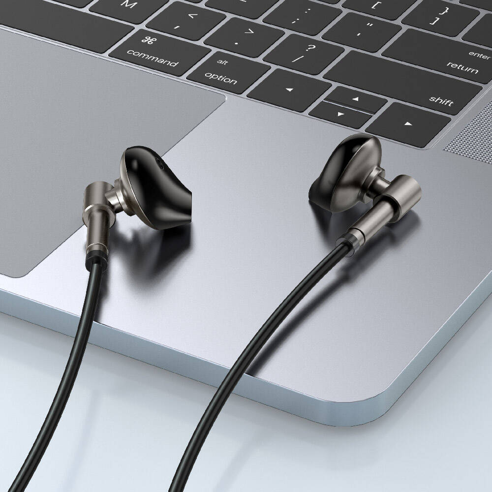 Wiwu EB316 Hi-Fi Sound Quality Type-C Earbud Headphones Black 