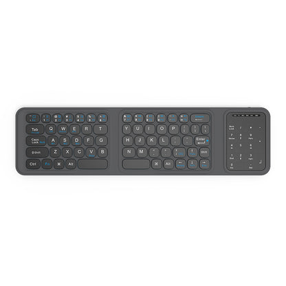 Wiwu FMK-05 iOS Android Windows Uyumlu Katlanabilir Bluetooth Kablosuz Klavye + Masaüstü Telefon Standı Gri