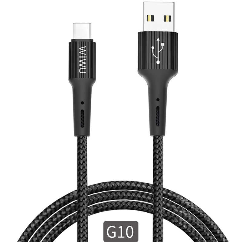 Wiwu G10 Gear Charging Micro Cable Black