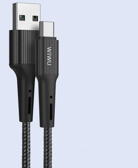 Wiwu G10 Gear Charging Micro Cable Black