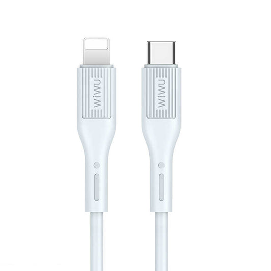 Wiwu G70 Vivid Type-C To Lightning PD Cable White 