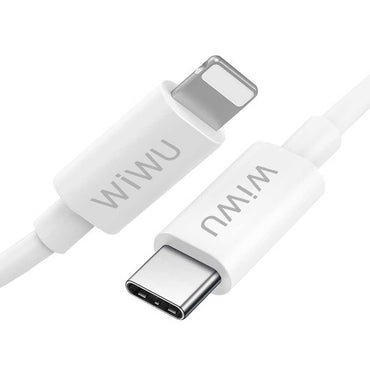 Wiwu G90 20W PD To Lightning Cable 1M White 