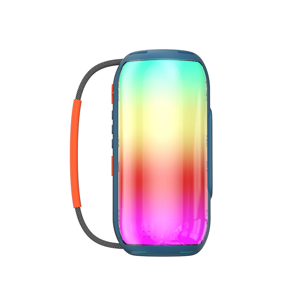 Wiwu H6 RGB Işıklı Askılı TWS Bluetooth Speaker Hoparlör v5.3 16W Mavi