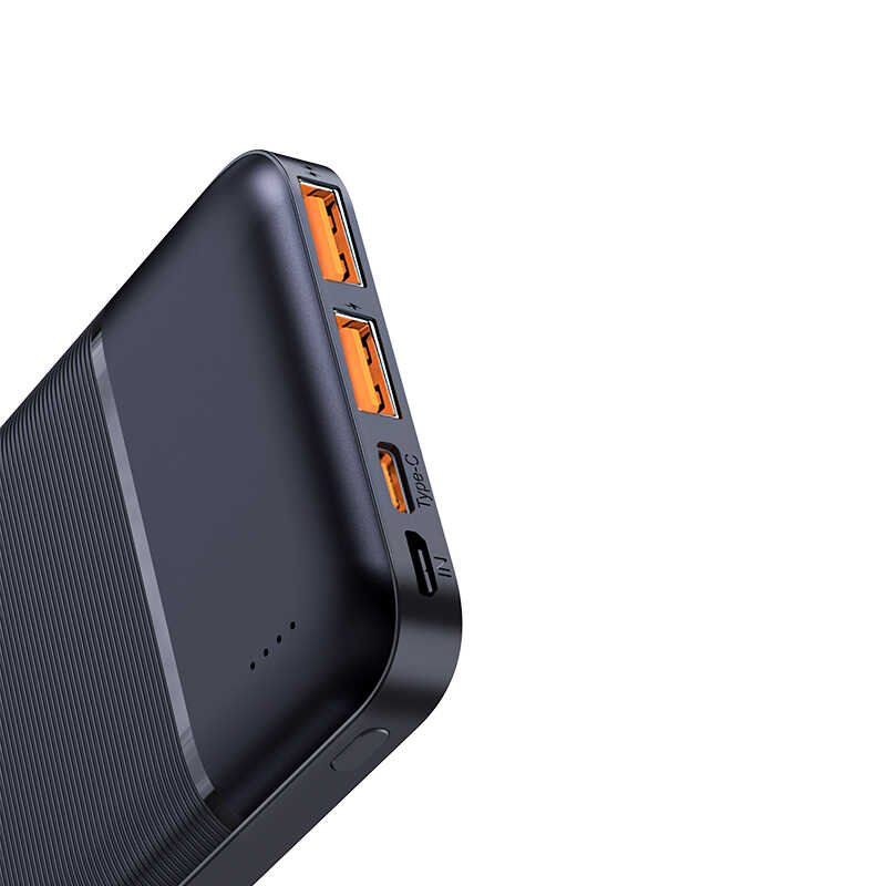 Wiwu JC-19 PD Hızlı Şarj Özellikli Şarj Göstergeli Powerbank 20W 10000mAh Siyah