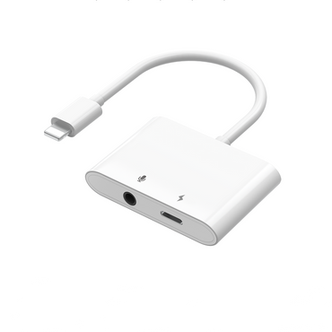 Wiwu LT01 Pro Lightning Audio Adapter White 