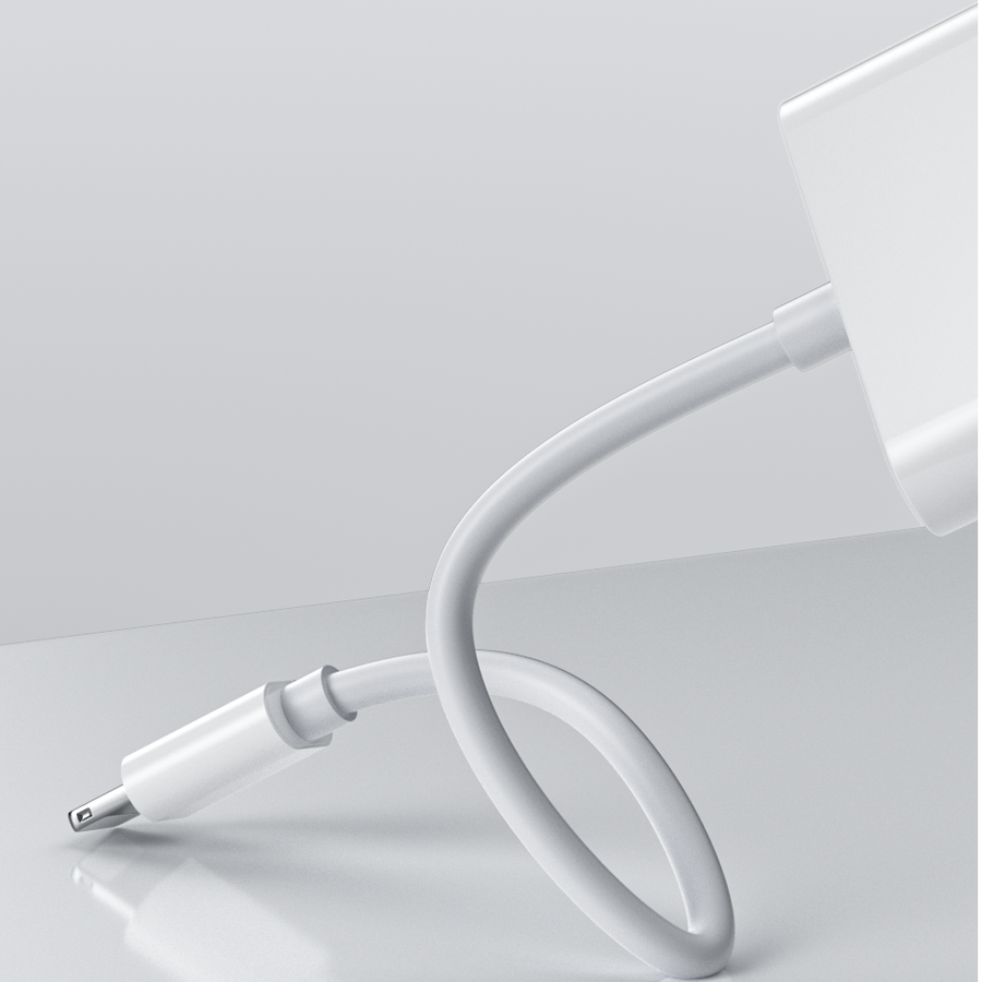 Wiwu LT01 Pro Lightning Audio Adapter White 
