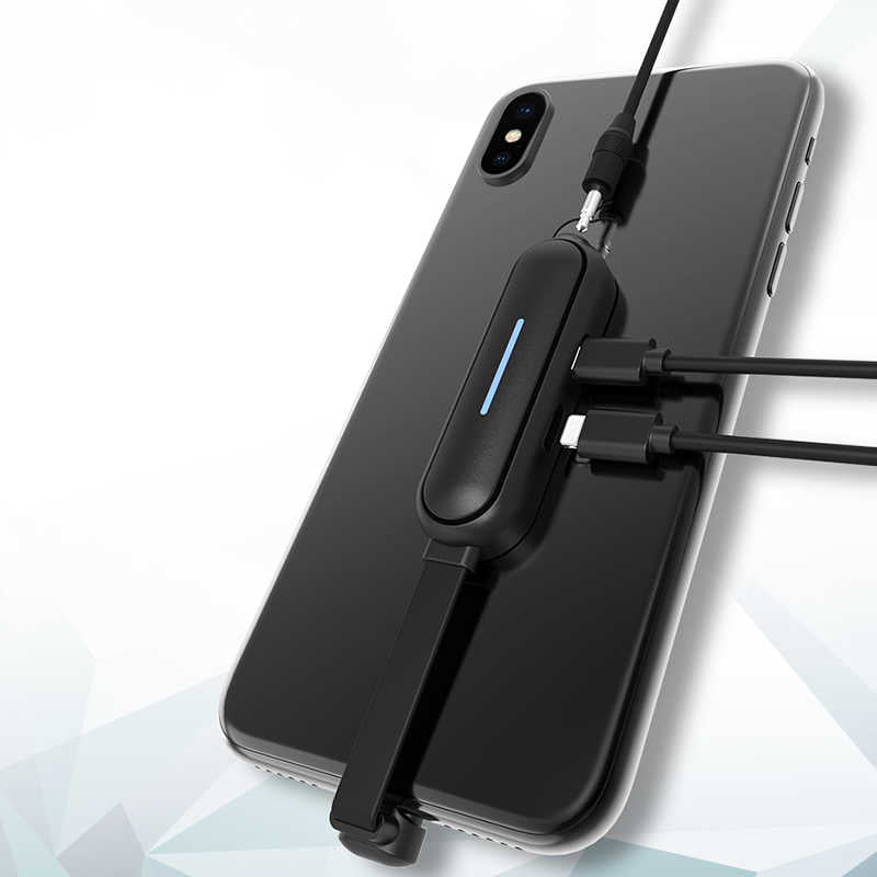 Wiwu LT06 Lightning Audio Adapter Black 