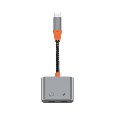 Wiwu LT09 Lightning Şarj Ve Lightning Kulaklık Dönüştürücü Adaptör
