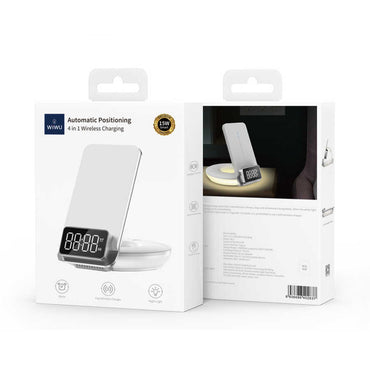 Wiwu M11 4 in 1 Wireless Charging Stand White 