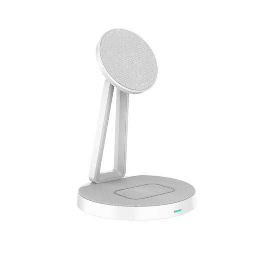 Wiwu M13 2 in 1 Wireless Charging Station with Stand Gray 
