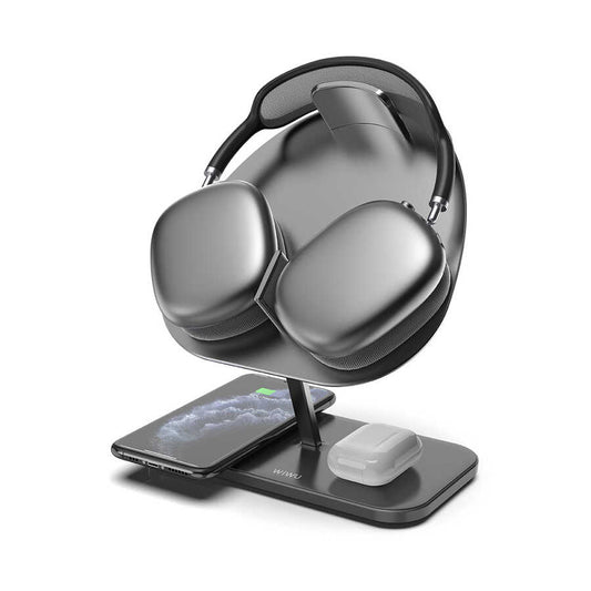 Wiwu M15 Magnetic Wireless Charging Stand 15+15W Max. Gray