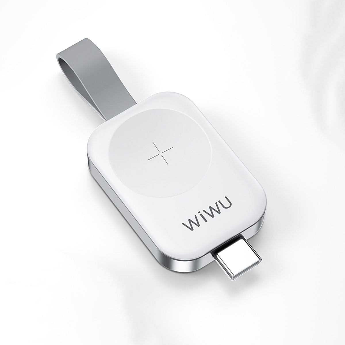 Wiwu M16 Pro Akıllı Saat Mini Wireless Magnetik Şarj Aleti 2.5W Beyaz