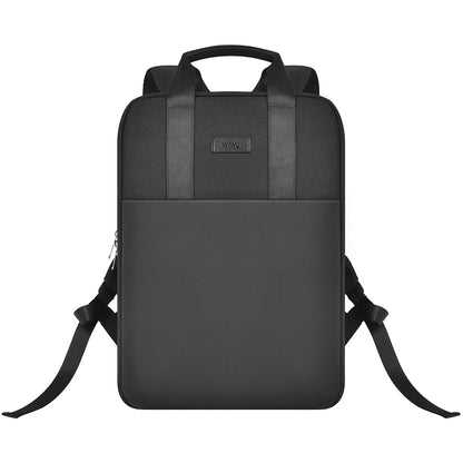 Wiwu Minimalist Çok Fonksiyonlu Su Geçirmez Polyester Kumaş Seyehat Sırt Çantası Siyah