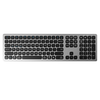 Wiwu MKB-03 Magic Keyboard Master iOS Android Windows İşletim Sistemi Uyumlu Bluetooth Kablosuz Klavye Gri