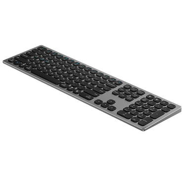 Wiwu MKB-03 Magic Keyboard Master iOS Android Windows İşletim Sistemi Uyumlu Bluetooth Kablosuz Klavye Gri