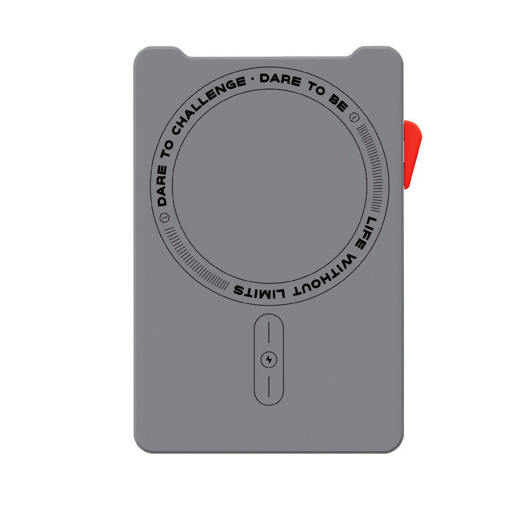 Wiwu MW-002 Pop-Up Buton Tasarımlı 6 Hazneli Magnetik Standlı Kartlık Turuncu