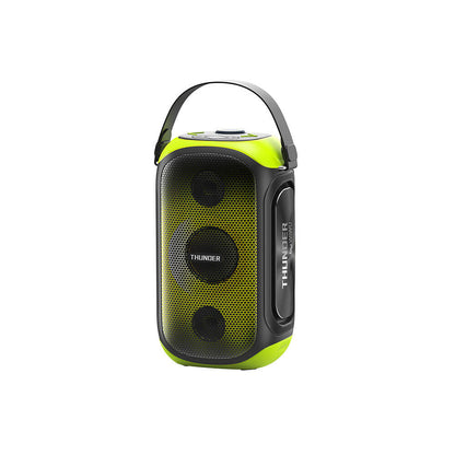 Wiwu P20 Thunder Bluetooth Speaker Hoparlör ve Karaoke Bluetooth Mikrofon Siyah-Yeşil