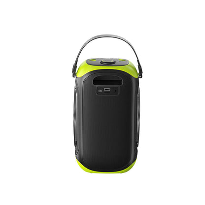 Wiwu P20 Thunder Bluetooth Speaker Hoparlör ve Karaoke Bluetooth Mikrofon Siyah-Yeşil