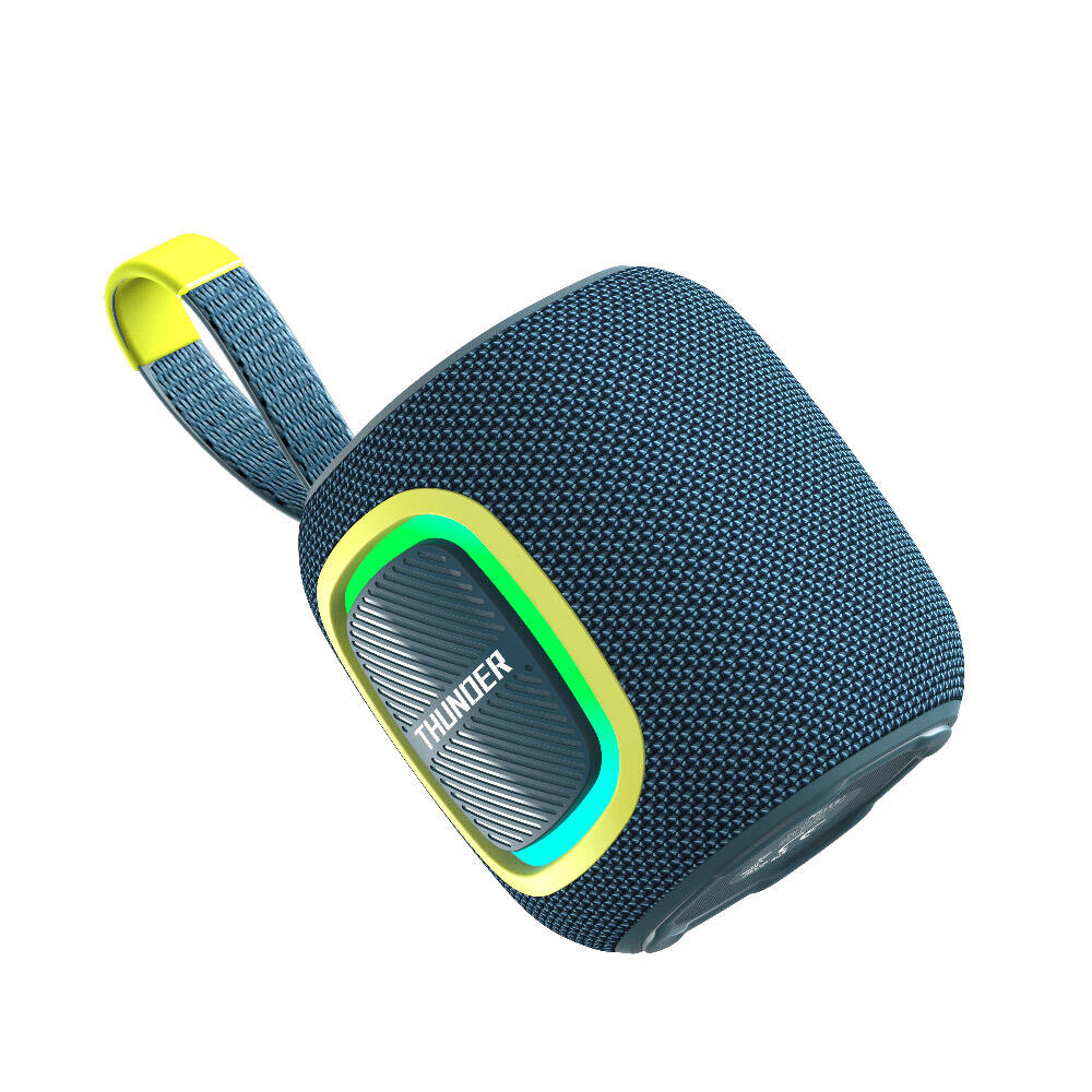 Wiwu P25 RGB Led Işıklı Wireless Bluetooth 5.3 Speaker Hoparlör Mavi