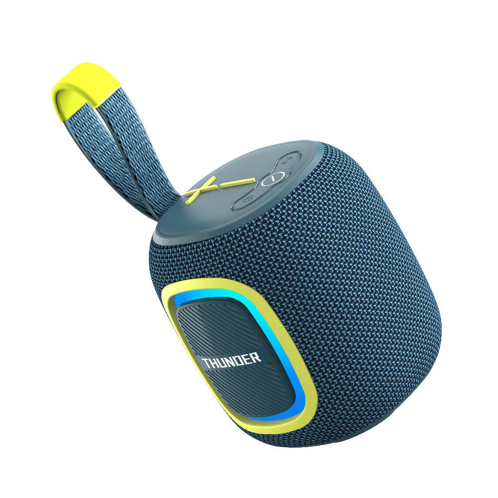 Wiwu P25 RGB Led Işıklı Wireless Bluetooth 5.3 Speaker Hoparlör Mavi
