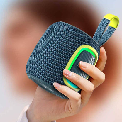 Wiwu P25 RGB Led Işıklı Wireless Bluetooth 5.3 Speaker Hoparlör Mavi