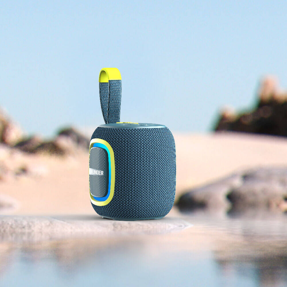 Wiwu P25 RGB Led Işıklı Wireless Bluetooth 5.3 Speaker Hoparlör Mavi