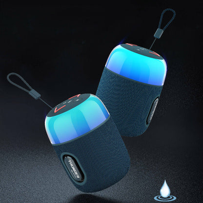 Wiwu P60 Mini RGB Led Işıklı Thunder Wireless Bluetooth Speaker Hoparlör Mavi