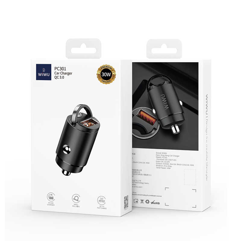 Wiwu PC301 Car Charger Black
