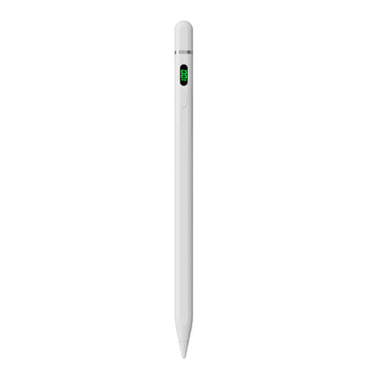 Wiwu Pencil C Pro Dijital Led Göstergeli Dokunmatik Kalem Palm-Rejection Eğim Özellikli Çizim Kalemi Beyaz