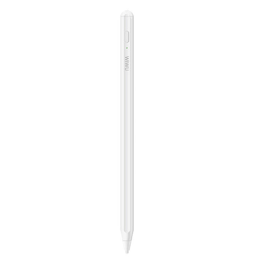 Wiwu Pencil D Aktif Kapasitif Basınçlı Universal Palm-Rejection Özellikli Dokunmatik Stylus Kalem Beyaz